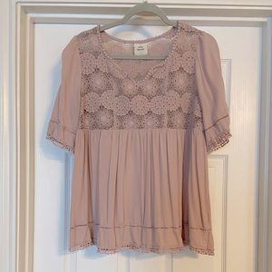 Blush Boho Top